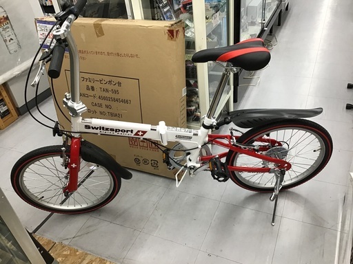 【未使用品】Switzsport 折りたたみ自転車 SW-SK20W