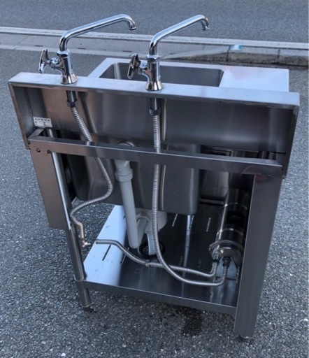 ⭐︎中古品　1槽水切りシンク　650×600×850mm  厨房機器⭐︎