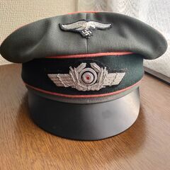 【ネット決済・配送可】ww2　ドイツ軍　空軍　将官用　軍帽クラッ...