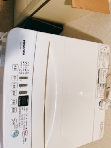 洗濯機 Hisense 2019年製造 値下げ可能！！