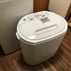 (お譲り先決定)ミニ二槽式洗濯機