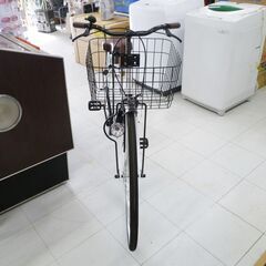 未使用品 自転車 27インチ カゴ 鍵付き 変速なし LORIS COLGO ホワイト 白色 シティサイクル 27型 ロリスコルゴ 苫小牧西店