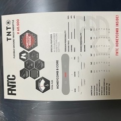 今季モデル　FNTC TNT-R 153センチ　black スノーボード