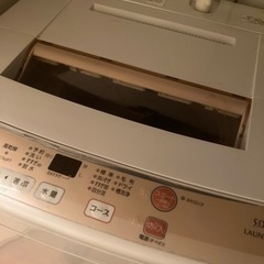 あげます！一人暮らしで使ってた洗濯機