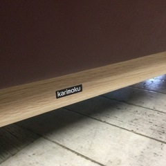 ★ 1/19 【✨オーク材使用‼︎本革ソファー‼︎✨】定価¥315,700 Karimoku カリモク 3人掛け ハイバックソファ ZU6203ME リビング 幅195cm 