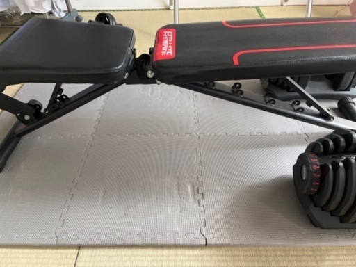 可変式ダンベル40キロ×2、トレーニングベンチ、マット | jycindustrial.com