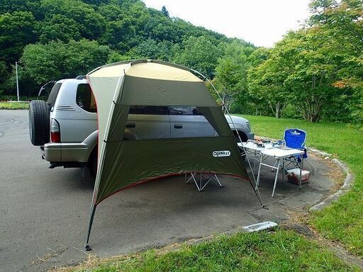 小川のカーサイドタープ