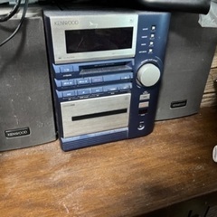 コンポ　KENWOOD CD MD カセットテープ