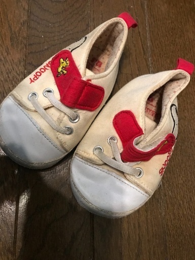 12 5センチスヌーピー靴 あおはる 札幌の子供用品の中古あげます 譲ります ジモティーで不用品の処分