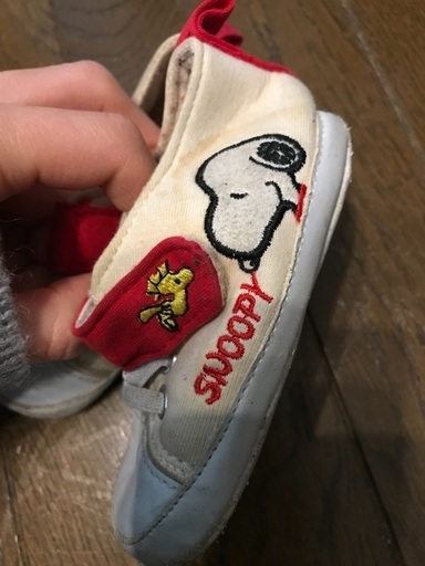 12 5センチスヌーピー靴 あおはる 札幌の子供用品の中古あげます 譲ります ジモティーで不用品の処分
