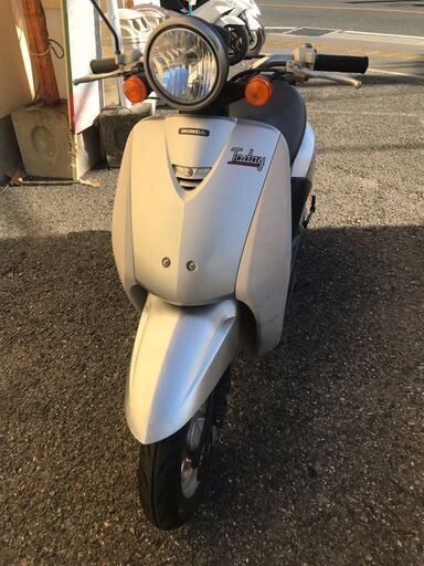 実動　トウディ　AF61　シルバー白　エンジンOKタイヤOKですが外装少し悪いです