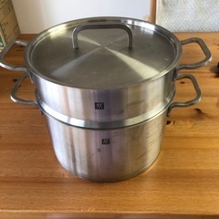 【ネット決済】ツヴィリング  蒸し器付き　鍋24cm