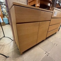 無印 無印良品 木製 収納 キャビネット タモ材 検 MUJI 良品計画
