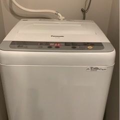 【2019年購入】パナソニック全自動洗濯機　5kg（簡易乾…