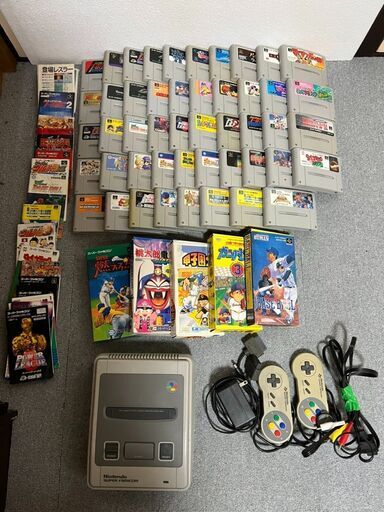 【まとめ色々セット!!53本・本体付き】スーパーファミコン /任天堂/桃鉄・マリオ・ドラクエ・ぷよぷよ/アクション