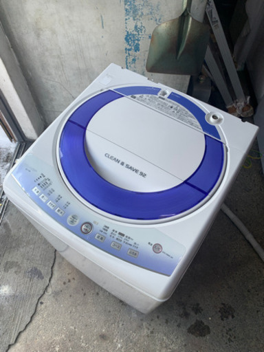 札幌市内配送無料 新生活応援1万円セール SHARP シャープ 7.0kg 全自動洗濯機 ES-T705-A