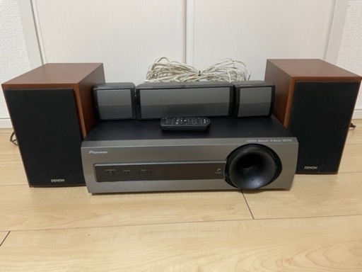 Pioneer スピーカー　SA-SWR35  \u0026  DENON  SC-M39