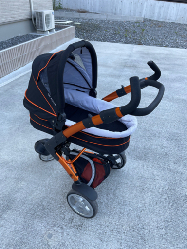 ABC Design ABCデザイン 3-Tec アルマイトオレンジ ベビーカー