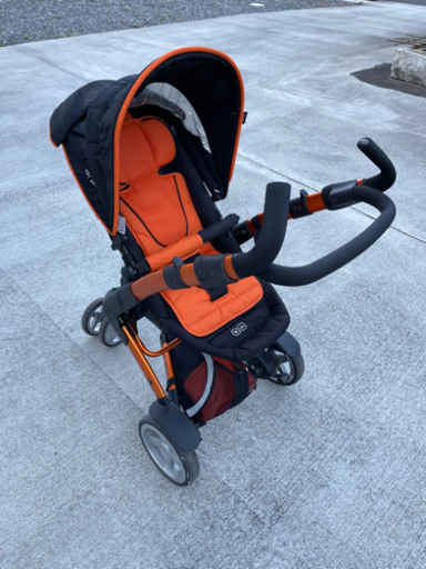 ABC Design ABCデザイン 3-Tec アルマイトオレンジ ベビーカー