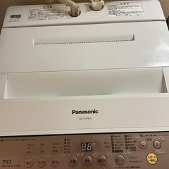 洗濯機　Panasonic NA-F70PB10 8kg
