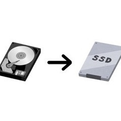 お持ちのPCを高速化致します HDDをまだ使ってませんか？SSD...