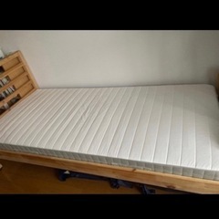 【ネット決済】【2月17日まで】IKEA ベッド　ベット&マット...