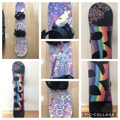 head/SALOMON】スノーボード初心者レディース向け6点セット(中古)