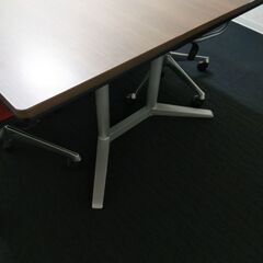 会議テーブル オカムラ製ラティオ2 W3200 D1200 ダークブラウン