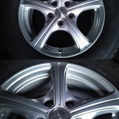 【富山】冬 16インチ アルファード C-HR エクストレイル マツダ MPV エルグランド RVR【富山 手渡しもOK】グッドイヤー 日本製 215/65R16 中古４本☆美品 アルミホイール☆