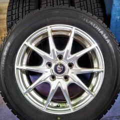 冬 16インチ ヴェゼル オデッセイ【富山】ホンダ ベゼル マークX クラウン エスティマ CX-3 マツダ CX3 MPV 215/60R16 中古 スタッドレス ４本