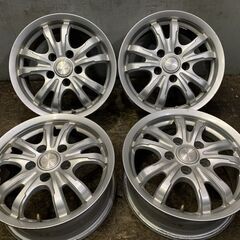 AUTOBACS LEBEN オートバックス レーベン 社外ホイール 15インチ 4本 6J5HPCD114.3+43 セレナ等　(VHE267) クレジットカード QRコード決済可能
