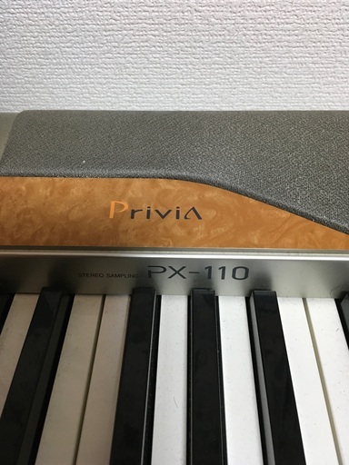 カシオ 電子ピアノ Privia PX-110 88鍵盤 2006年製 CASIO - メルカリ