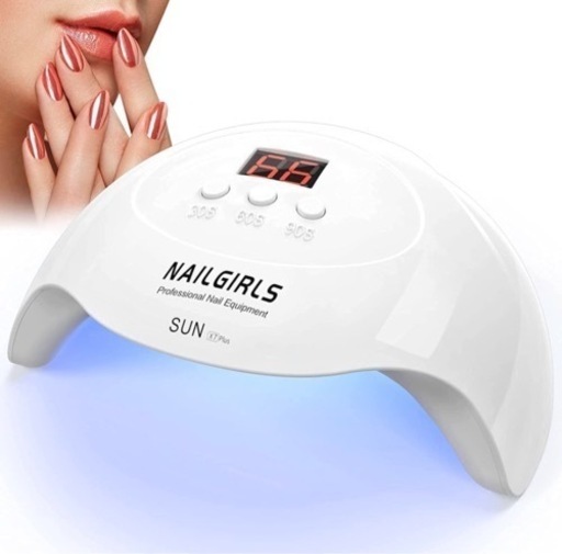 【新品、未使用】UVLEDライト ネイルライト 42W ジェルネイルライト 硬化ライト ネイルドライヤーライト レジン硬化 ledネイルドライヤー usb式充電 持ち運び便利