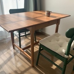【お譲りします】IKEAダイニングテーブル&チェア