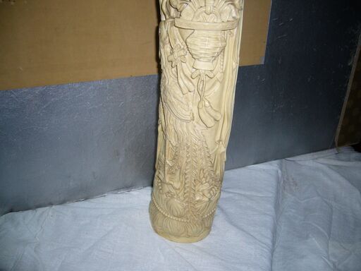 象牙風彫刻観音様72，5cm