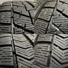 【BS BLIZZAK VRX 215/60R17】スタッドレス【トヨタ エスティマ 純正ホイール 17インチ 7J5HPCD114.3+50】　(VTM501)クレジットカード QRコード決済可能