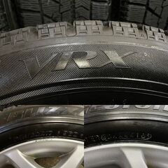 【BS BLIZZAK VRX 215/60R17】スタッドレス【トヨタ エスティマ 純正ホイール 17インチ 7J5HPCD114.3+50】　(VTM501)クレジットカード QRコード決済可能