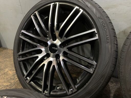 【YOKOHAMA BluEarth RV-02 245/40R19】夏タイヤ【アネーロコラソン 19インチ 8.5J5HPCD114.3+38】2019年製 バリ溝　(VTL500) クレジットカード QRコード決済可能 YOKOHAMA BluEarth RV-02 245/40R19】夏タイヤ【アネーロコラソン 19