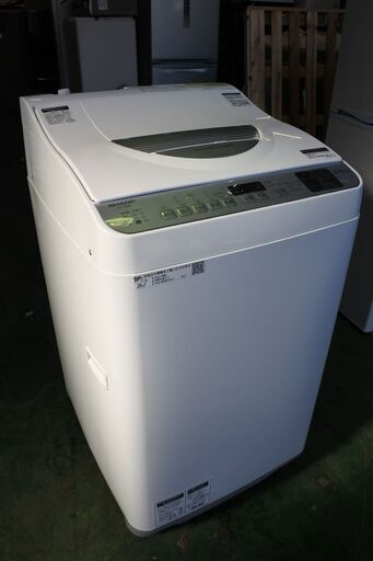 ＳＨＡＲＰ 20年式 ES-TX5D-S 5.5kg 洗い 3.5kg 乾燥 洗濯機 穴なし洗濯槽 単身サイズ エリア格安配達 1*20
