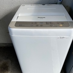 Panasonic 2016年製 洗濯機 6.0L NA-F60B9