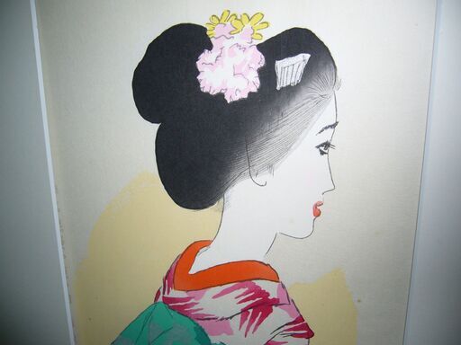 贈り物 竹久夢二[舞奴]版画刷り松永安生200/168本物保証 その他