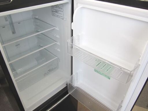 ☆2020年製 150L ハイセンス 2ドア冷蔵庫 HR-D15CB 黒 幅48cm 2ドア 右