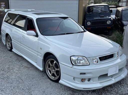 日産 ステージア WGNC34 パーツ取付 リアウイング リア