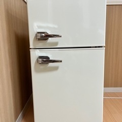 美品　レトロ冷蔵庫　2ドア　送料込