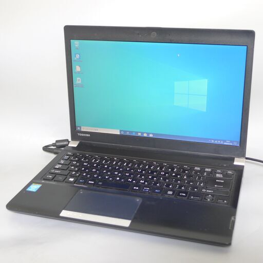 即使用可 中古良品 ノートパソコン 13.3型 TOSHIBA 東芝 dynabook R734/K 第4世代Core i3 4GB 無線 Wi-Fi Bluetooth Win10 Office