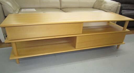 R324 野田産業 NDstyle. Siestaシリーズ ローボード SIESTA 村澤一晃デザイン 美品 150cm