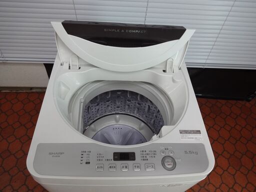 ID 990711 洗濯機 シャープ5.5Kg ２０１７年製 ES-GE5BT | www ...