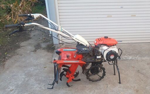 その他 鹿児島発 クボタ 6.2馬力 ガソリンエンジン管理機TS700W 二輪 