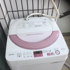 シャープ洗濯機6k