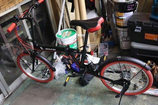 折畳20インチ6段ギア 新車 未使用展示車 激安 折りたたみ自転車 20